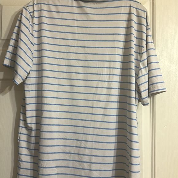 Blue stripe polo size medium - Picture 4 of 4